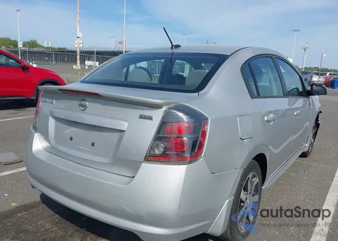 2012 Nissan Sentra 2.0 Sr из США, поврежденный, VIN 3N1AB6AP5CL765681